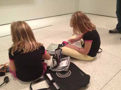 Kids in Guggenheim Museum New York in CityKinder German Blog CityErleben